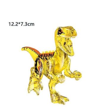 Imagem de Brinquedo de blocos de construção Jurassic Dinosaur Park compatível co