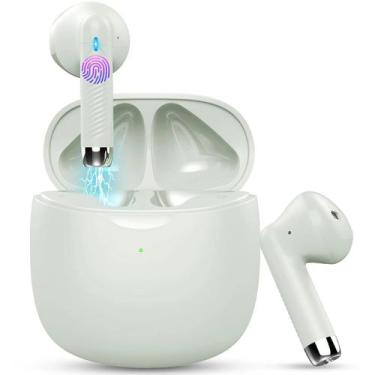 Imagem de Fones de ouvido sem fio Jxrev Bluetooth 5.3 Stereo Bass IP7 à prova d'