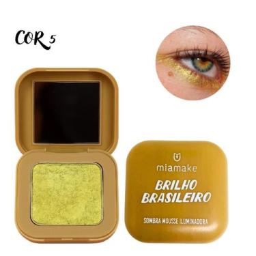 Imagem de Sombra de Mousse Iluminadora Brilho Brasileiro Mia Make 3g, COR5