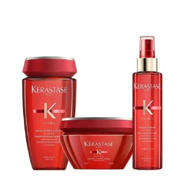 Imagem de Kit Kérastase Soleil Shampoo + Máscara + Spray Bifásico