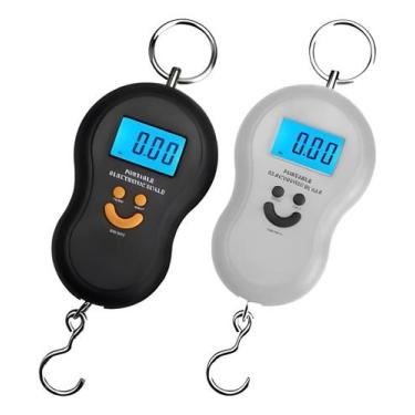Imagem de Balança Digital Portátil 50kg Com Gancho Sortido - Top Rio