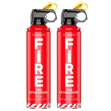Imagem de Extintor de incêndio compacto AmzBoom, pacote com 2 unidades, A B C K,