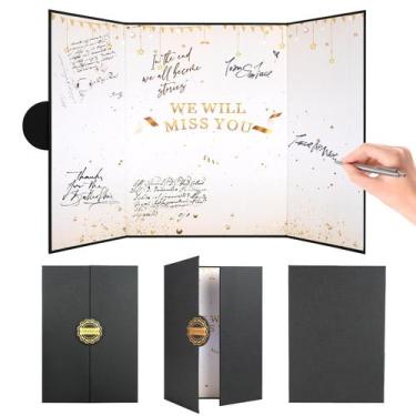 Imagem de Cartões de livro de visitas de despedida BUUQII Presentes de despedida