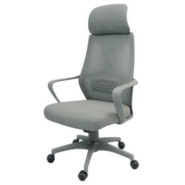 Imagem de Cadeira De Escritório Giratória Presidente Job Cinza Opt