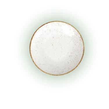 Imagem de Prato Raso Rústico Marrom em Porcelana 25 cm Tramontina