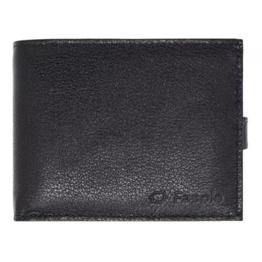 Imagem de CARTEIRA MASCULINA COURO COM PORTA CHEQUE FASOLO H015 PRETA Cor:Preto;Tamanho:Único;Gênero:Homem