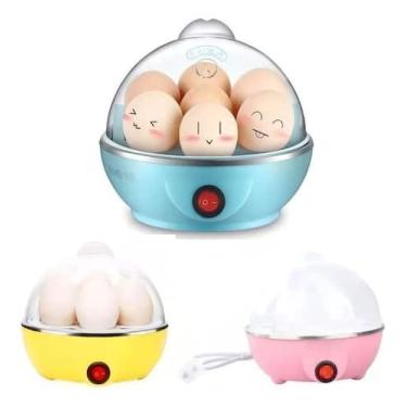 Imagem de Cozedor Ovos Máquina De Cozinhar Egg Vapor 24h Cor Azul Frequência 350