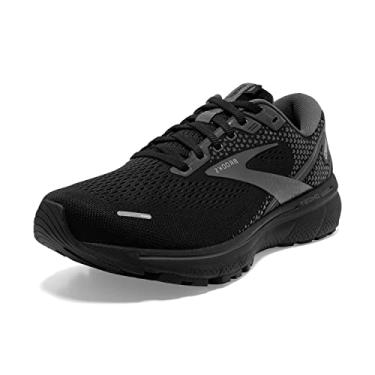 Imagem de Brooks Tênis de corrida feminino Ghost 14 Neutral, Preto/Preto/Ébano, 34