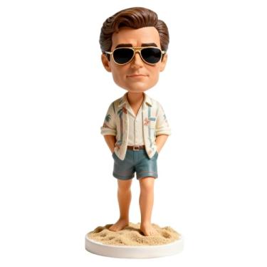 Imagem de Bobblehead personalizado feito à mão da sua foto - perfeito para mesa e painel de carro, lembranças exclusivas de caminhadas, lembrança especial para caminhantes ou aventuras