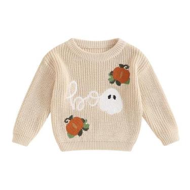 Imagem de Moletom Covvoliy Toddler Baby Halloween Knit Pumpkin 2-3Y