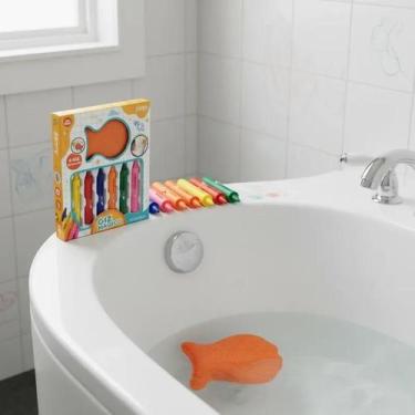 Imagem de Giz Mágico Banho 6 Unidades Zippy Toys