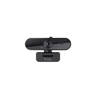 Imagem de Webcam Trust Taxon 2K QHD, Microfones Duplos, Filtro de Privacidade, USB, Preto - 24732