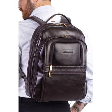 Imagem de Mochila executiva de couro italiano Office