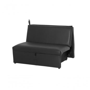 Imagem de Sofá Cama Malu - Preto Corino