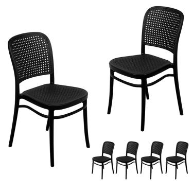 Imagem de Kit 2 Cadeiras Barcelona Preto