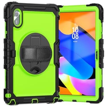 Imagem de Capa de tablet para Lenovo Tab M11 (TB-330FU/TB-330XU) Capa de proteção à prova de quedas de 11 polegadas com suporte de rotação de 360° e alça [suporte de caneta] e protetor de tela/K11/Xiaoxin Pad