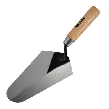 Imagem de Colher de pedreiro canto reto, cabo de madeira, 7pol., 175mm, 1pc // m