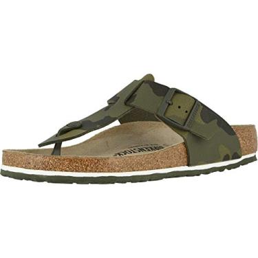 Imagem de Sand lia masculina Medina Birkenstock, Desert Soil Camouflage Green, 8-8.5