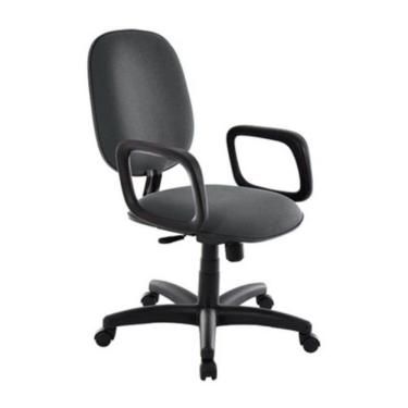 Imagem de Cadeira Diretor Para Escritório Com Braços Linha Uno Marrom