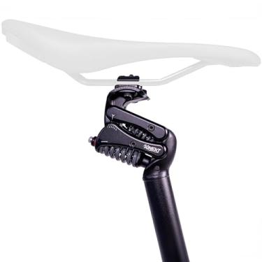 Imagem de Kinekt espigão de selim de suspensão de bicicleta, leve de liga de alumínio LR para estrada, cascalho e bicicletas elétricas, ajuste ao peso e estilo de equitação, configuração rápida e fácil (30,9 mm