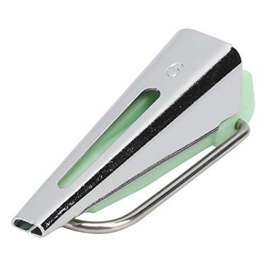 Imagem de Kit de ferramentas de encadernação de viés para fabricante de fita 5 tamanhos Conjunto de máquina de fita de viés de tecido DIY Ferramentas de bainha para acolchoamento para (6mm verde)