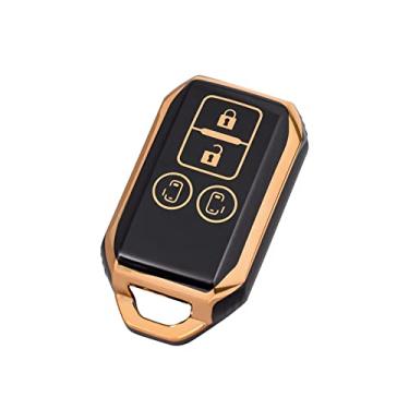 Imagem de Capa de chave de carro para Suzuki Spacia MK53S Jimny Sierra Swift Wagon acessórios internos capa de chave de controle remoto de carro