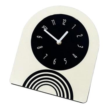 Imagem de Generic Relógio de parede nórdico decorativo, silencioso, ideal para decoração de casa, quarto, sala de jantar ou escritório, Sem Balanço, 30 Cm X 25.5 Cm