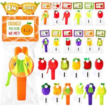 Imagem de Mini Ventiladores Portátiles Kittmip con Set de 24 Tarjetas Diseño de 