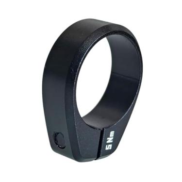 Imagem de Vaveren Abraçadeira de canote de selim portátil para ciclismo, peça de reposição em liga de alumínio de 34,9 mm, compatível com canotes de 30,4/30,8/31,6 mm