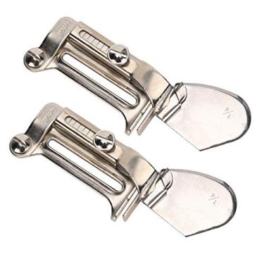 Imagem de Máquina de costura pasta lockstitch hem pasta encadernação acessório de aço inoxidável de alta qualidade para cortinas lençóis colcha capas 2 pçs conjunto (Tubo de puxar A11 1/4 (0,6CM))