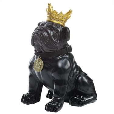 Imagem de Cofrinho de resina para cães, lindo presente decorativo com armazenamento de moedas removível para fácil acesso