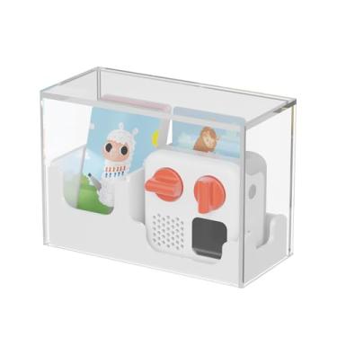 Imagem de Homakover Suporte de acrílico compatível com Yoto Mini Player (edição 2024) e cartões Yoto, caixa de armazenamento à prova de poeira para cartões de música YOTO Stories