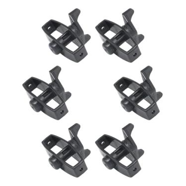 Imagem de KiBcsLic Tensionador de arame para cerca elétrica, ferramenta versátil, rápida e reutilizável para reparos em postes e áreas externas de fazendas, Preto 6 Peças