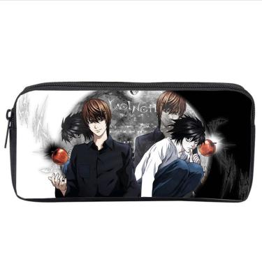 Imagem de Estojo de lápis Deaths Notes, caixa de papelaria, anime de desenho animado