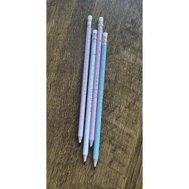 Imagem de Lápis HB Tom Pastel de Resina Plástica Reciclada BRW, Azul