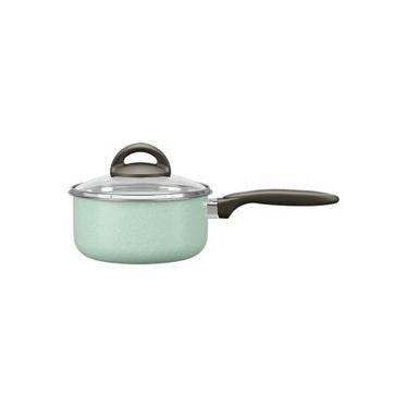 Imagem de Panela com Tampa 16 cm Revestimento Cerâmico Antiaderente Mineral Resist Cor Verde Cera...