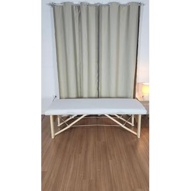 Imagem de Kit 2 Lençol De Maca Hospitalar Estética 80% Algodão Branco 1,80m x 70cm Com Elástico Hipoalergenico