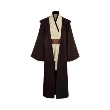 Imagem de Fantasia De Jedi Obi Wan Kenobi Para Homens, Robe Completo Para Cospla
