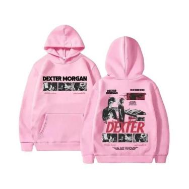 Imagem de Moletom Masculino Retrô Solto E Quente, Estilo Esportivo Moderno, Dext