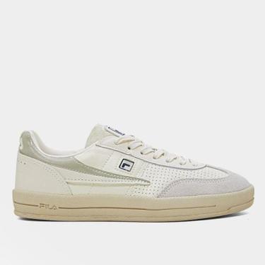 Imagem de Tênis Fila Fx Court 70 Vintage Feminino, Bege, Verde, 38