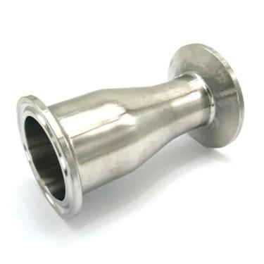 Imagem de Fit Tube O.D 38mm-25mm Tri Clamp 3.8 cm Ferrule O.D 50,5 mm 304 aço inoxidável redutor de encaixe de tubulação