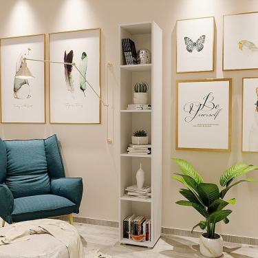 Imagem de Estante Livros Modular 5 Nichos Branco