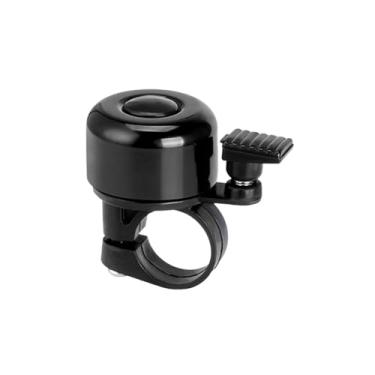 Imagem de Sino de bicicleta liga alumínio mtb chifre anel segurança som alarme guiador ciclismo aviso alarme crianças acessórios da bicicleta(Black)