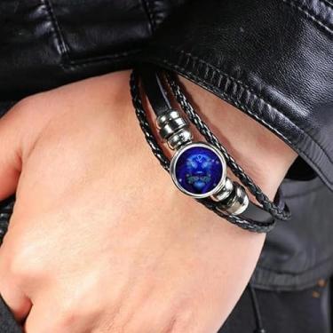 Imagem de Pulseira Spirilet para homens, signo do zodíaco, presentes do zodíaco para mulheres, produtos da Academia do Zodíaco, Medium, Latão, Sem Pedra Preciosa