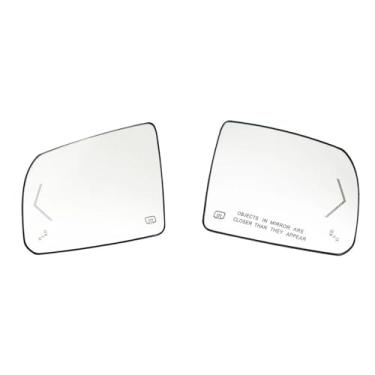 Imagem de Espelho retrovisor do carro espelho retrovisor lente de ponto cego espelho de vidro compatível com toyota tundra sequoia 07-20(A pair)