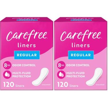 Imagem de Protectores Diarios Carefree Regular Sin Fragancia Paquete de 240 Unid