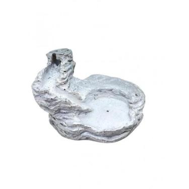 Imagem de Incensário Cascata Baixa 4,5 Cm Universal Branco Resina - Meta Atacado