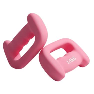 Imagem de Pesos De Mao Halteres Boxing Dumbell 1kg Revestido Musculacao Treino Fitness Exercicio Fisico Academia Fisoterapia Fit