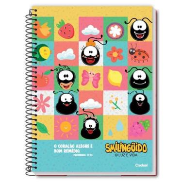 Imagem de Caderno Smilingido Espiral Capa Dura 1 Matéria 80F Escolar - Credeal