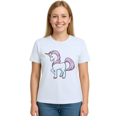 Imagem de Camiseta Unicórnio Free Licorne Estampa Personalizada - Use P4, Branco